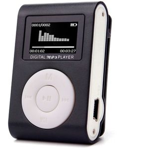 Top Mini mp3 USB Clip MP3 Speler Lcd-scherm Ondersteuning 32GB Micro SD TF CardSlick stijlvolle Sport Compact