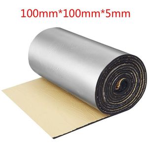 Auto Geluid Deadener Mat Noise Motorkap Isolatie Deadening Hood Motor Firewall Warmte Aluminium Foam Sticker Auto Accessoires
