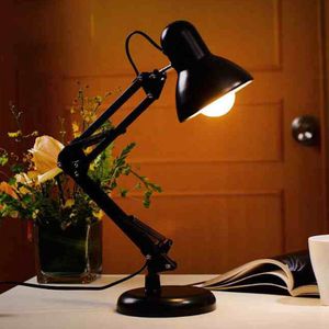 Moderne Led Lange Swing Arm Verstelbare Classic Bureaulampen E27 Clip Tafellamp Voor Studie Office Reading Nachtlampje Nachtkastje bedroo