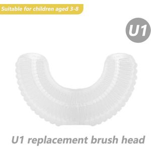 3-13 Jaar Oude Tandenborstel Heads Opzetborstels Voor Kinderen U-vorm Elektrische Tandenborstel Heads Orale zorg Voor Kinderen