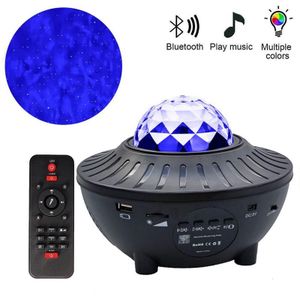 Kleurrijke Sterrenhemel Projector Blueteeth Usb Voice Control Muziekspeler Led Nachtlampje Usb Opladen Projectie Lamp Kids