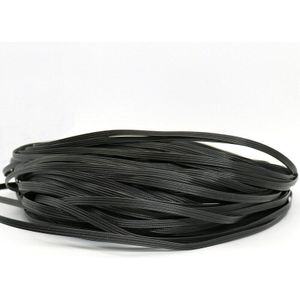 500G Zwart Vier Lijnen Synthetische Rotan Weven Materiaal Plastic Knit Reparatie Stoel Tafel Pe Rotan