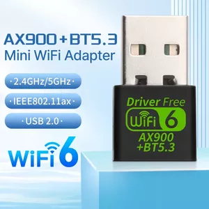 Bluetooth 5.3 USB-dongle – adapter voor lange afstand, 100 m voor pc, ontvanger voor hoofdtelefoon, toetsenbord, muis