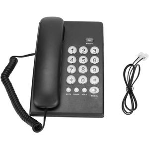 Vaste Telefoon Desktop Bedrade Vaste Telefoon Grote Knop Draadgebonden Telefoon Mute Pauze Re-Dial Functie Voor Home Office Hotel