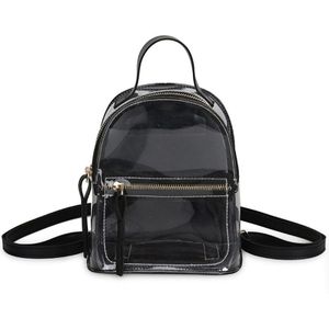 Transparante Rugzak Vrouwen Mode Vrouwelijke Rugzak Schooltas Voor Tiener Meisje Casual Waterdichte Pvc Reistas Mochila