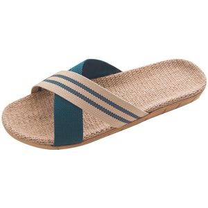 Zomer Anti-Slip Vlas Slippers Vrouwen Mannen Casual Linnen Slides Multi-Stijl Antislip Eva Thuis Slippers indoor Schoenen Vrouwelijke A70