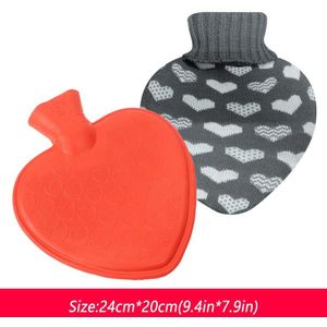 Warm Water Fles Zak Met Zachte Uitneembare Knit Cover Warming Hals Schouder Relief Menstruele Krampen Voor Vrouwen Meisjes Th