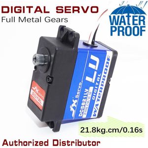 JX DC5821LV 22 kg 1:8 1:10 digitale standaard servo metallic gear 180 hoek water proof voor robot arm/rc auto/boot/vliegtuig servo