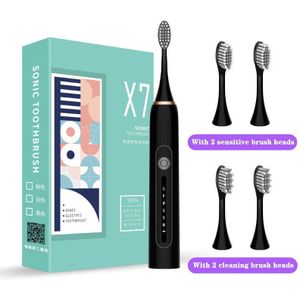 Sonic Elektrische Tandenborstel Usb Oplaadbare 6 Modi Smart Ultra Sonic Tandenborstels Oral Care Borstel Tanden Whitening Best