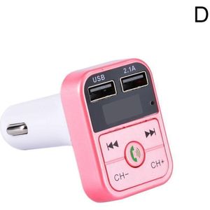 Handsfree Car Kit Bluetooth Draadloze Fm-zender Lcd MP3 Speler Usb Charger 2.1A Auto-accessoires Handsfree Auto Fm Modulator