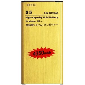 Gold Vervanging S5 Batterij Voor Samsung Galaxy S5 I9600 G9008V G9006 G900R4 Gouden Batterij EB-BG900BBE EB-BG900BBC