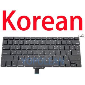 Ons Uk Russisch Spanje Frans Duitsland Vervanging Toetsenbord Voor Macbook Pro 13 &quot;A1278 Jaar