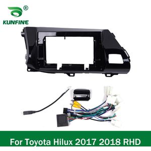 Auto Gps Navigatie Stereo Voor Toyota Hilux Rhd Lhd Radio Fascias Panel Frame Fit 2Din 10 Inch in Dash Autoradio Scherm