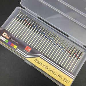 30Pcs Diamond Nail Boren Set Frezen Gel Remover Elektrische Boor Machine Manicure Pedicure Professionele Nagelvijlen