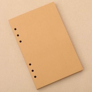 Notebook Kraft Papier Blanco Binnenpagina Vervanging A5 A6 A7 Innerlijke Kern Notepad Graffiti Papier Kantoorbenodigdheden Schoolbenodigdheden