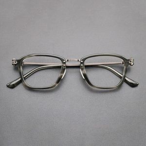 Luxe Titanium Brilmontuur Mannen Optische Bijziendheid Prescription Acetaat Brillen Frame Vrouwen Brillen