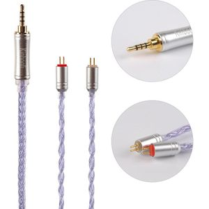 Kinboofi 16 Kern Hoge Zuiverheid Verzilverd Kabel 2.5/3.5/4.4Mm Met Mmcx/2PIN/Qdc voor KZZS10 Pro C12 BA5 Blon BL-03 BL-05 BL05