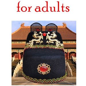 2 kleuren China ming-dynastie keizer hoed Chinese oude hoed China Vintage hoed prestaties cosplay Drama activiteiten opera hoed