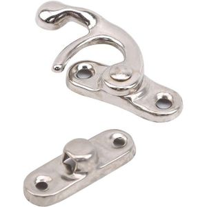 Kleine Antieke Metalen Lock Decoratieve Hasps Haak Houten Sieraden Doos Hangslot Met Schroeven Voor Meubels Hardware