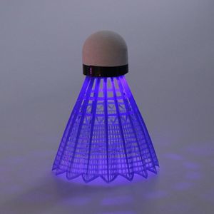 Mode 3Pcs LED Glowing Light Up Badminton Set Shuttle Birdies Night Verlichting Bal