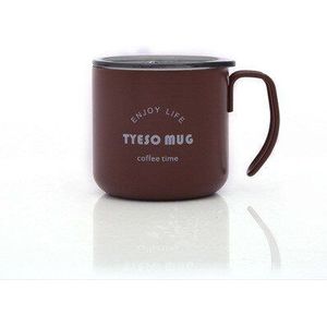 Favourite Tyeso 304 Roestvrij Staal Vacuüm Koffie Cup Met Deksel Kantoor Draagbare Melk Drink Water Thee Metalen Reizen Mok taza