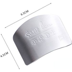 1Pcs Rvs Finger Guard Vinger Hand Cut Hand Protector Mes Gesneden Vinger Bescherming Tool Keuken Gadgets