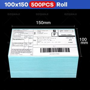 4X6 Usb Bluetooth Thermische Printer Label Maker Sticker Label Barcode Printer Voor Express Label Afdrukken Hoge Snelheid