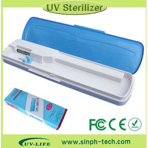 Draagbare Reizen Tandenborstel Doos UV-C Light Tandenborstel Sanitizer