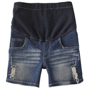 Katoen Gat Jeans Korte Zomer Zwangere Vrouwen Broek en Retail