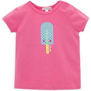 Honeyzone Baby Girl T-shirt 0-2Years Zomer Katoen Roze Korte Mouwen Tops Kinderen Kids Infantil Kleren