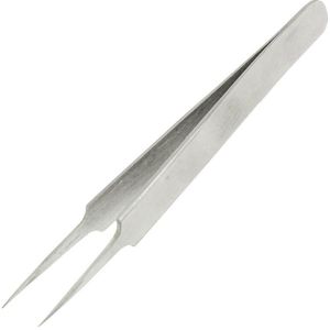 Mini Puntige Tip Gepolijst Roestvrijstalen Rechte Pincet 11Cm
