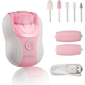 U-Kiss Multi-Functionele Elektrische Eelt Remover Voor Voetverzorging Oplaadbare Pedicure Manicure Set Vervanging Van Puimsteen