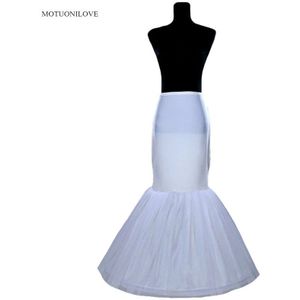 Prijs 1 Hoop Bone Elastische Taille Petticoat Voor Bridal Mermaid Trouwjurk Crinoline Slip Onderrok Op Voorraad Snelle