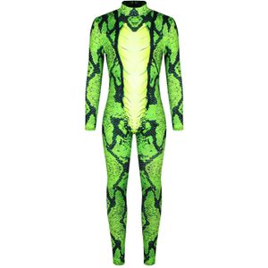 Luipaard Bodysuit voor Mannen Sexy Bodycon Skinny BodySuit Coltrui Kostuums Playsuit Gedrukt Romper Halloween Jumpsuits