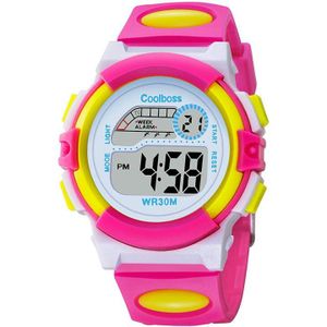 Waterdichte Kleine kinderen Horloges Jongens Meisjes Digitale Displa Elektronische Klok Kind Kids Horloge Mode Roze Relogio