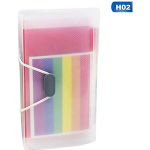 Portable A6 Plastic 13 Zakken Uitbreiden Bestandsmap Office Organizer Document Houder Tas Bestand Case Document Briefpapier Doos