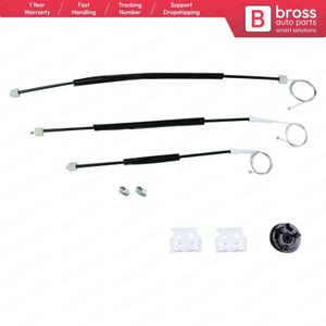 Bross Auto-onderdelen BWR904 Elektrische Ruitbediening Regulator Reparatie Kit Links Deur Voor Citroen DS3 2/3 Deuren -Op gemaakt In Turkije