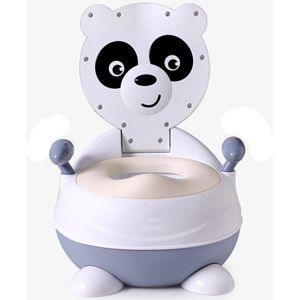 Leuke Panda Baby Potje Wc Kom Training Toiletbril Kinderen Pot Kids Ondersteek Draagbare Urinoir Comfortabele Rugleuning Potten