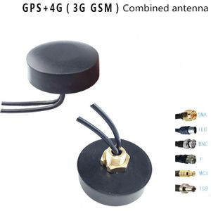 Gecombineerd Antenne Gps Actieve + 4G/Gsm Antenne Met Moer Verlengkabel Sma Male Connector Auto Accessoires