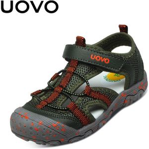 Uovo Mode Kind Kleine Jongens Gemengde Kleur Sandalen Zomer Kinderen Sport Strand Schoen Rubber 3 4 5 6 7 8 9 10 Jaar Oud