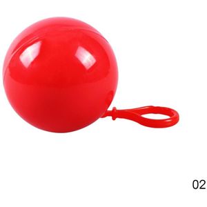 Handige Draagbare Regen Poncho Bal voor Volwassenen Wegwerp Extra Dikke Emergency Waterdichte Regenjas Kleurrijke Poncho met Haak