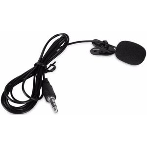 Universele Microfoon Voor Pc Laptop 3.5 Mm Microfono Draagbare Externe Handsfree Mini Wired Clip-On Revers Lavalier microfoon