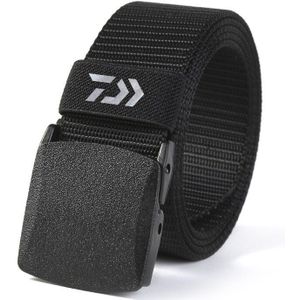 Daiwa Modieuze Heren Riem Outdoor Sport Nylon Iron-Gratis Metalen Plastic Gesp Casual Stof Riem Multicolor riem