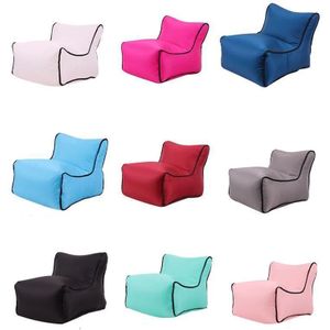 Opblaasbare Air Lounge Lui Couch Stoel Camping Zwembad Festival Zomer Accessoires Voor Strand Inklapbare Air Zitzak Pouch Couch