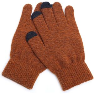 Sparsil Unisex Winter Breien Touchscreen Handschoenen Effen Mode Dikke Warm Houden Mitten Lente Herfst antislip Vrouw Man handschoen