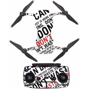 Niet Afval Waterdichte Pvc Sticker Skin Sticker Voor Dji Mavic Air Drone Body Bescherming Film + Remote Controllers Cover