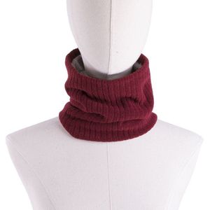 Mode Gestreepte Sjaal Loop Vrouwen Winter Gebreide Halswarmer Snood Wrap Cirkel Kraag Sjaal Dames Mannen Ring Sjaals