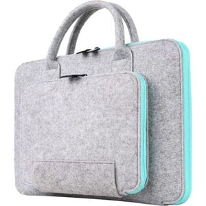 Vilt Universal Laptop Bag Notebook Case Aktetas Handlebag Pouch Voor Air Pro Retina Mannen Vrouwen Laptop Accessoires