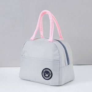 Functionele Patroon Koeltas Lunchbox Draagbare Geïsoleerde Canvas Lunch Tas Thermische Voedsel Picknick Lunch Tassen Voor Vrouwen Kids