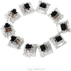 10Pcs 3 Pin Mechanische Toetsenbord Schakelaar Blauw Rood Bruin Zwart Vervanging Voor Gateron Cherry Mx S14 20